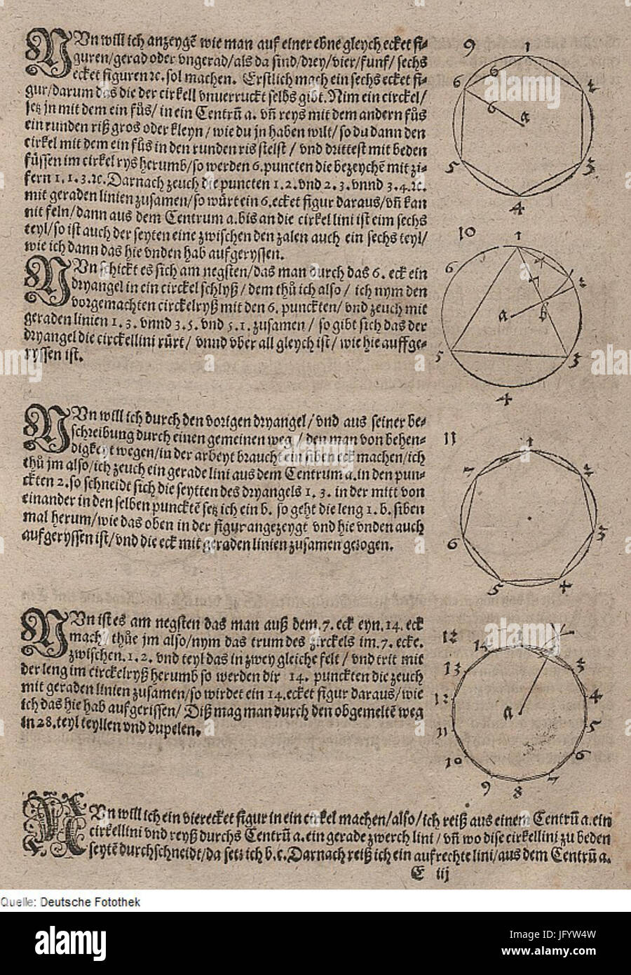 Fotothek df tg 0000693 Vieleck geometrie 5E Banque D'Images