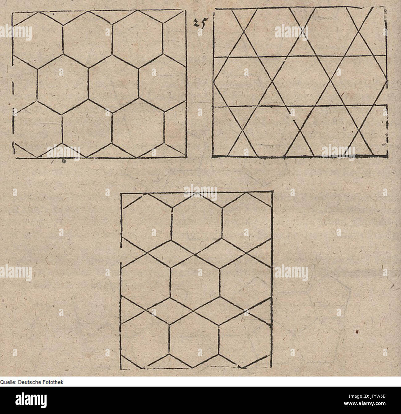 Fotothek df tg 0000703 geometrie 5E Parkett 5E Vieleck Banque D'Images