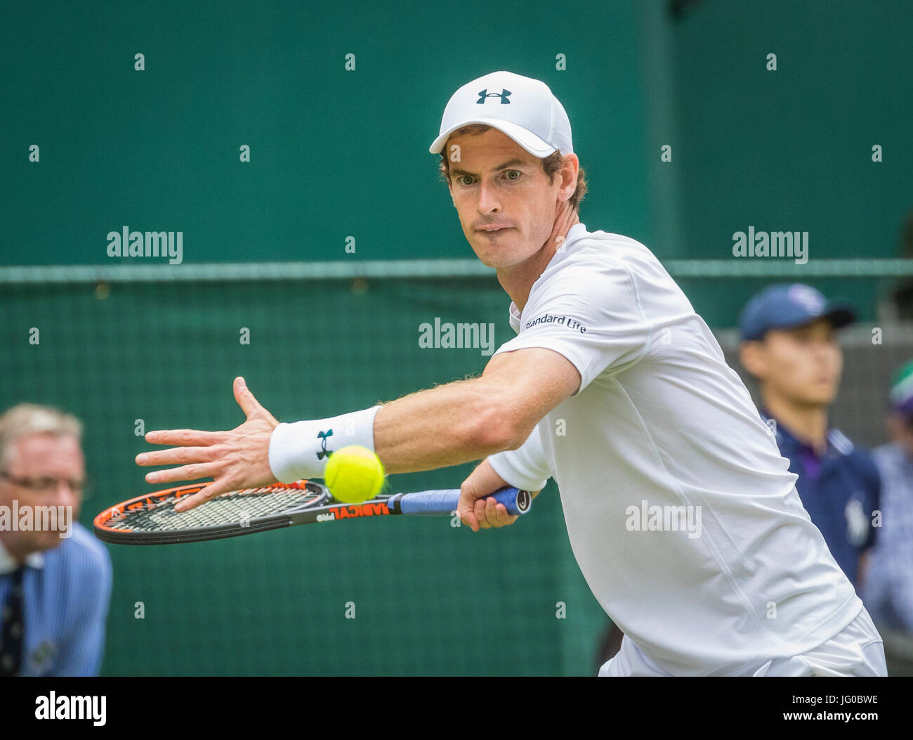 Londres, Royaume-Uni. 30Th May, 2017. Tennis, Wimbledon, Andy Murray (GBR) dans son premier match contre Alexander Bublik (KAZ) Credit : Henk Koster/Alamy Live News Banque D'Images