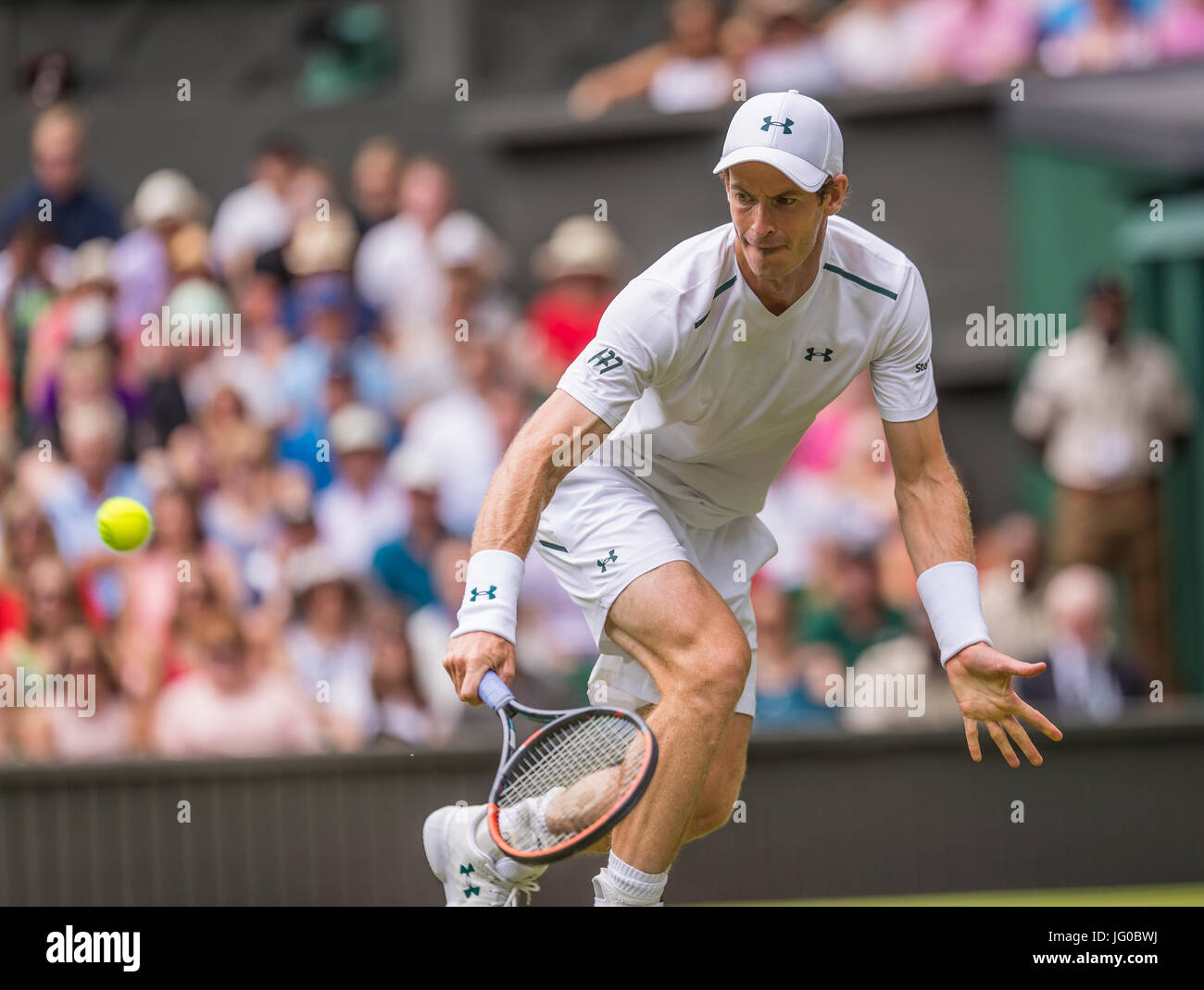 Londres, Royaume-Uni. 30Th May, 2017. Tennis, Wimbledon, Andy Murray (GBR) dans son premier match contre Alexander Bublik (KAZ) Credit : Henk Koster/Alamy Live News Banque D'Images