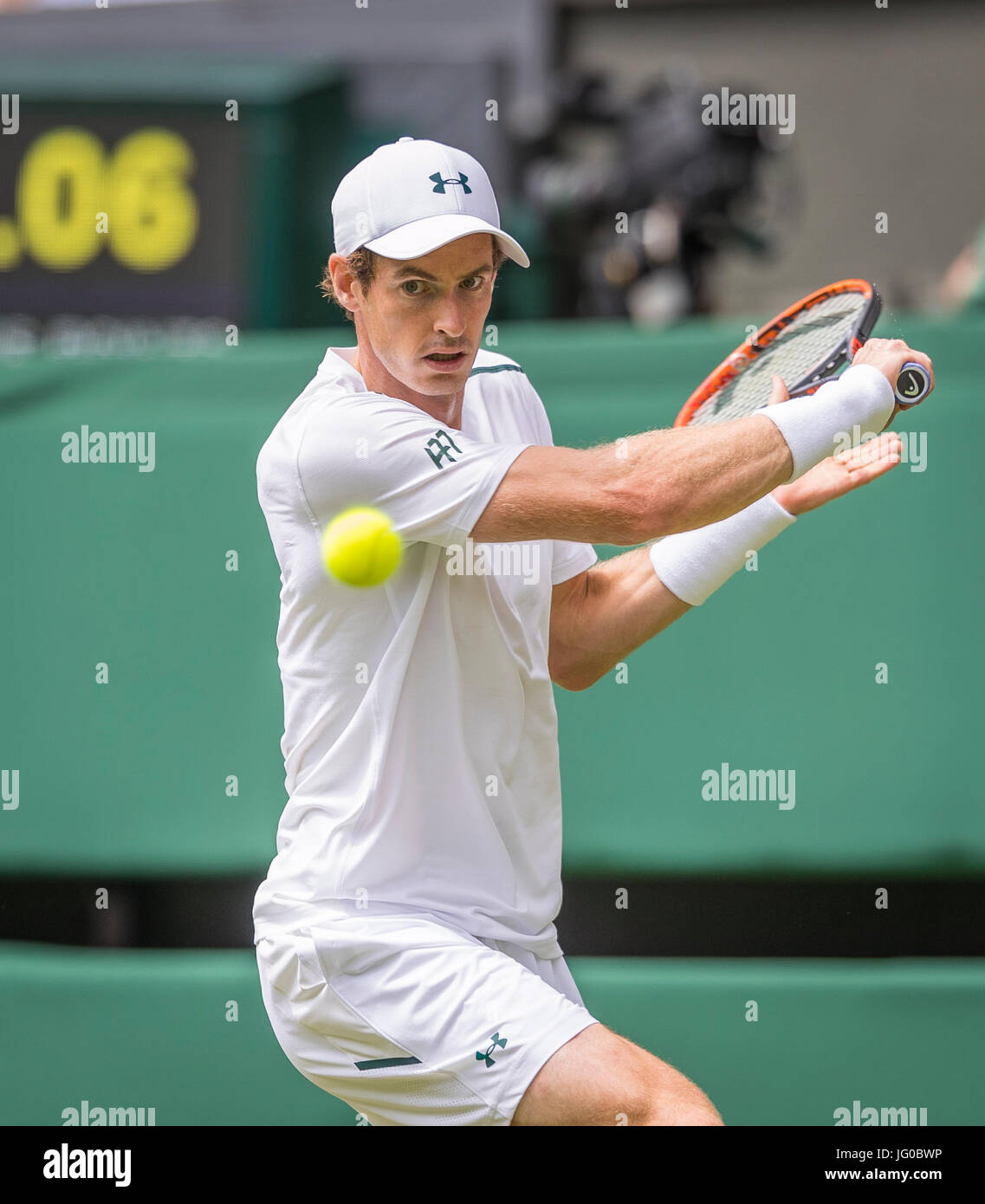 Londres, Royaume-Uni. 30Th May, 2017. Tennis, Wimbledon, Andy Murray (GBR) dans son premier match contre Alexander Bublik (KAZ) Credit : Henk Koster/Alamy Live News Banque D'Images
