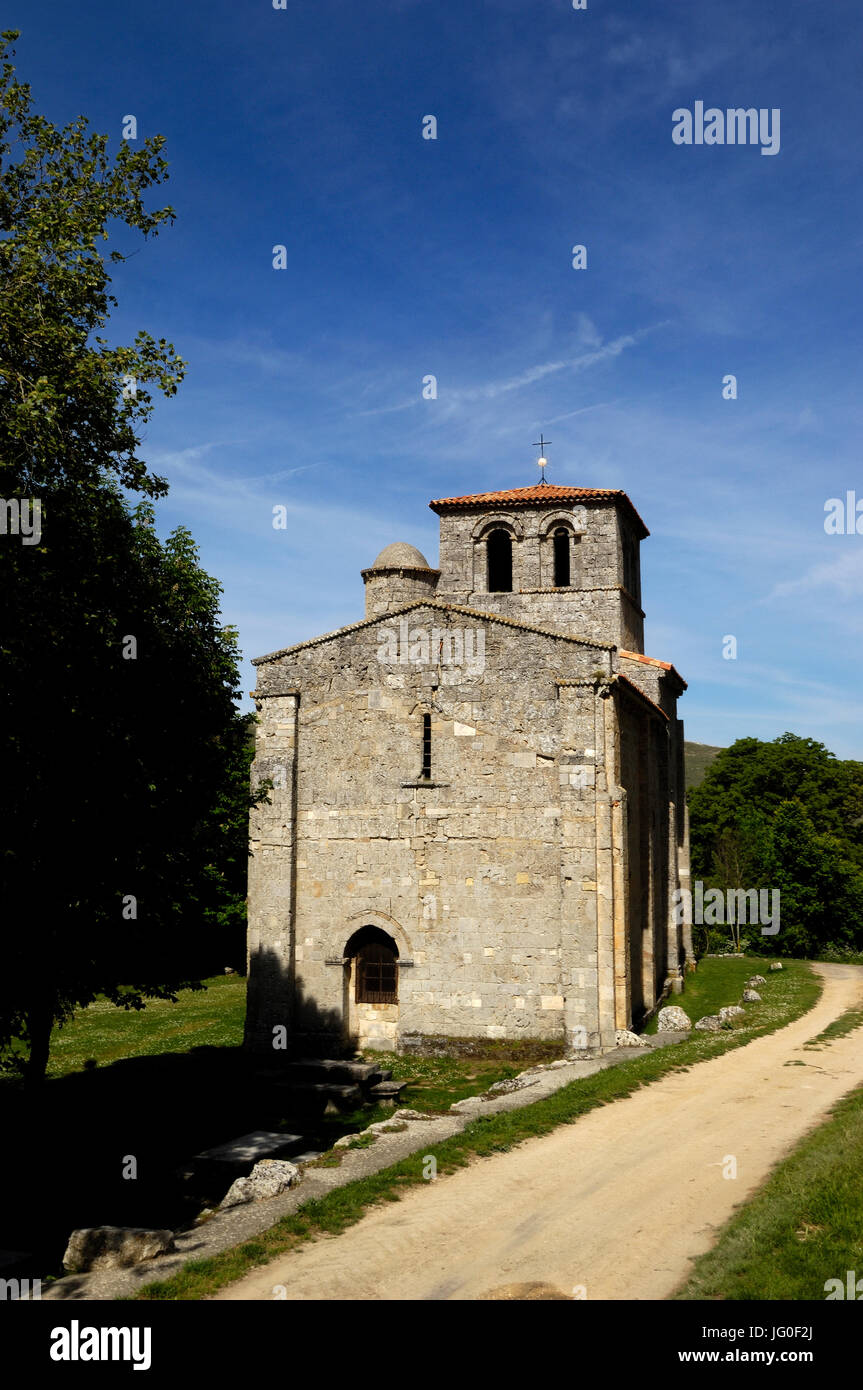 Chapelle Notre Dame de la vallée, Burgos, la Bureba, province de Burgos, Castille-leon Espagne Banque D'Images