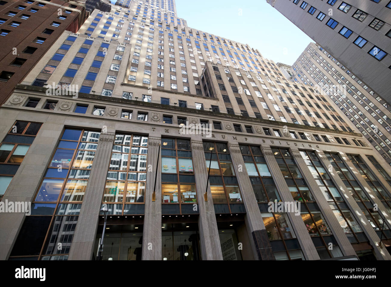 40 Wall street le trump building New York USA Banque D'Images