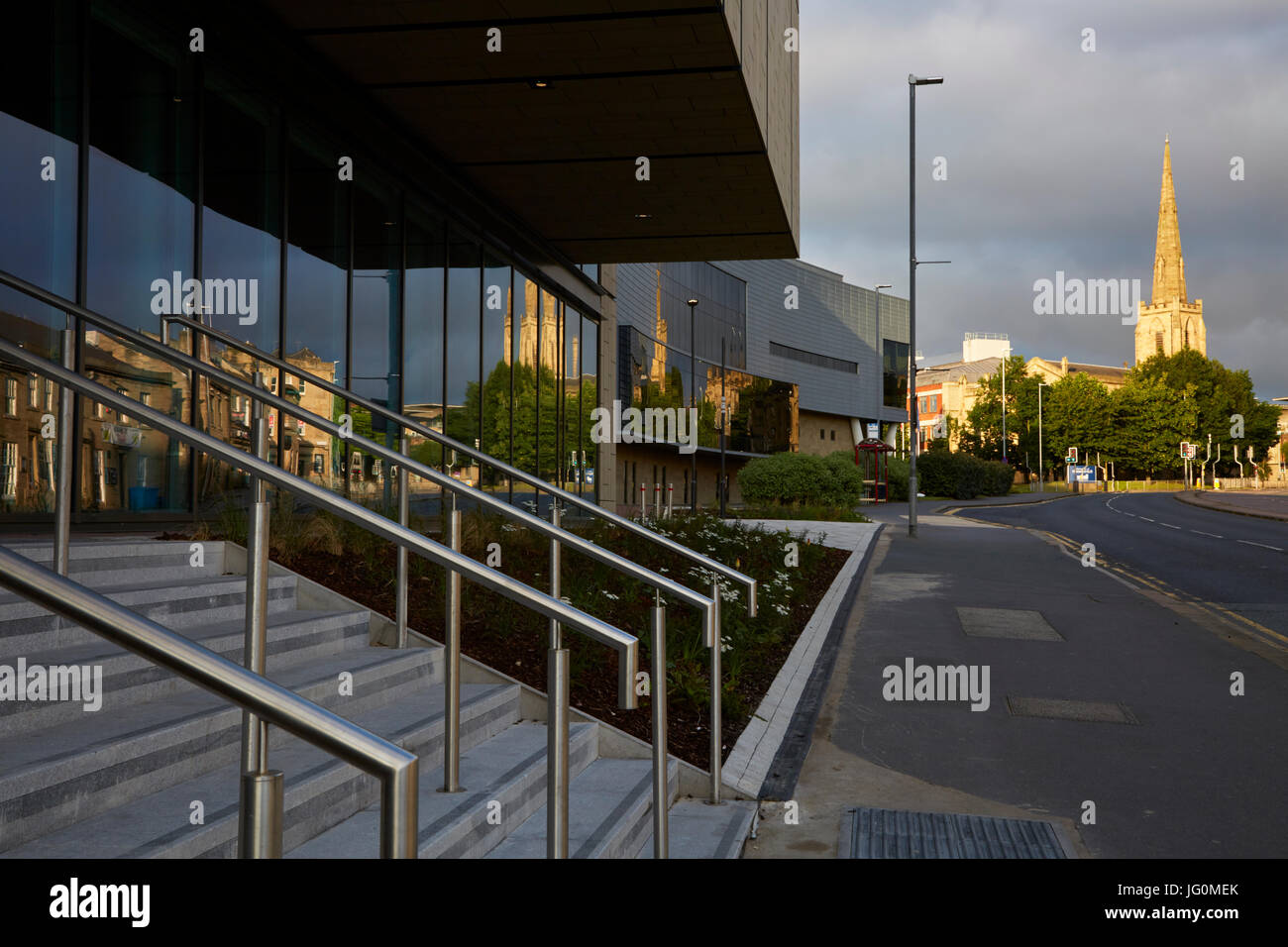 Bâtiment Oastler, Huddersfield University Campus Banque D'Images