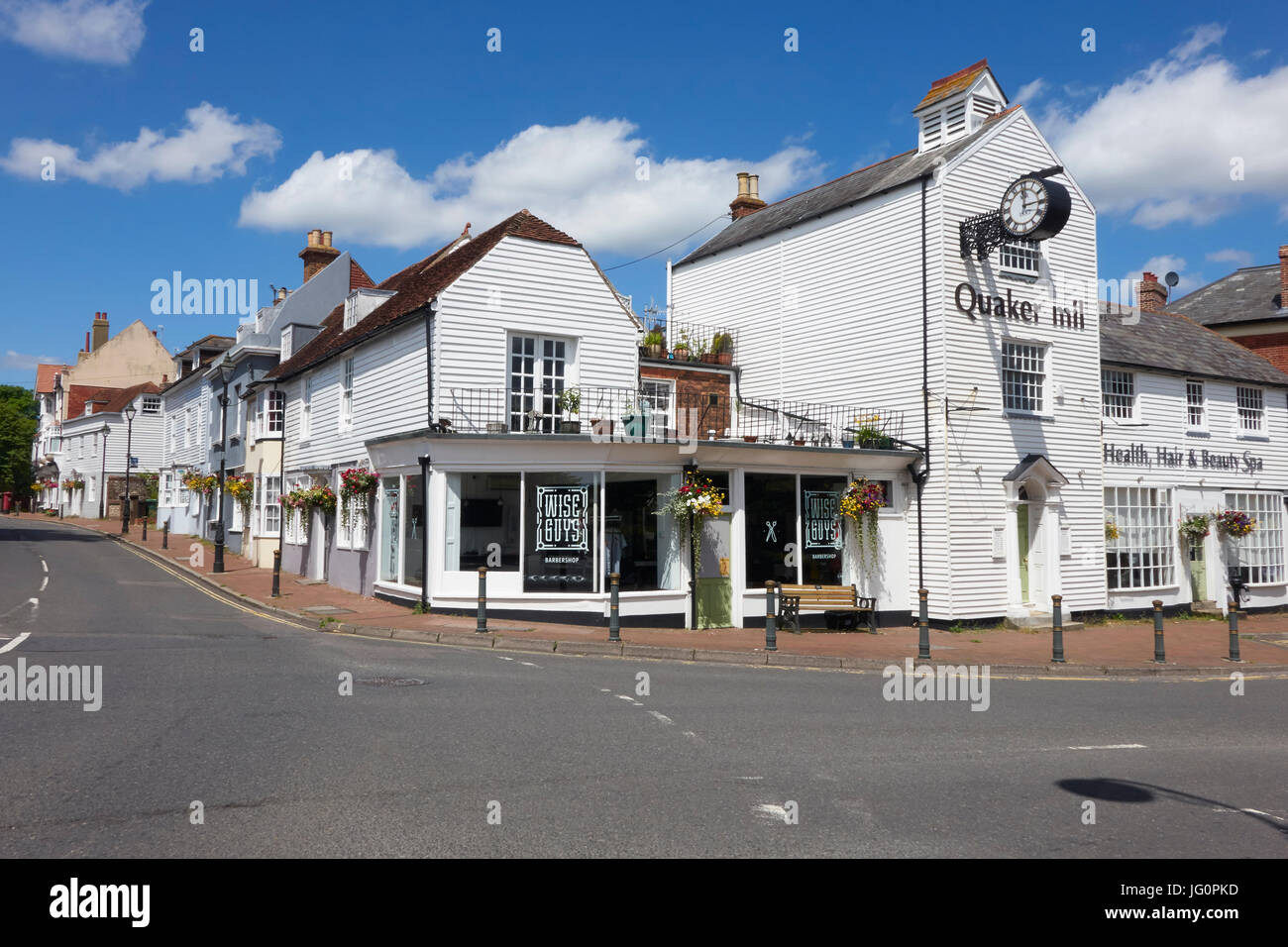 Vieille ville de Bexhill, East Sussex, England, UK Banque D'Images