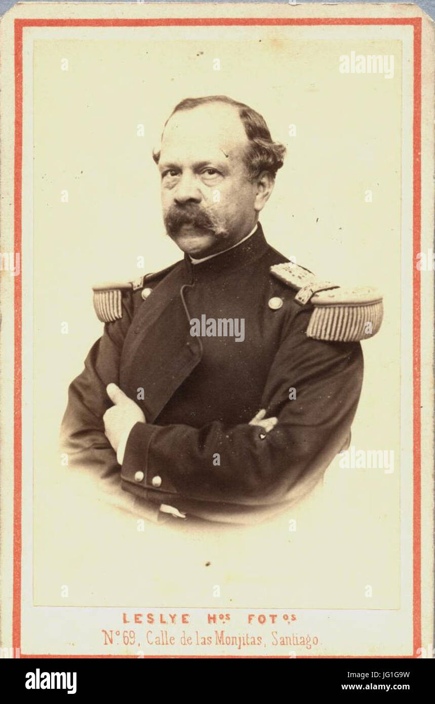 Le général José Manuel Pinto Banque D'Images