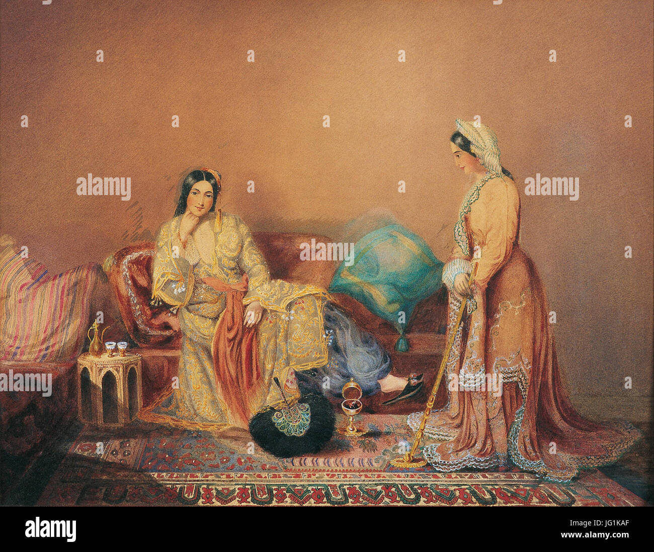 Daniel Valentine Rivière - Phanariot Mesdames Grec - Google Art Project Banque D'Images