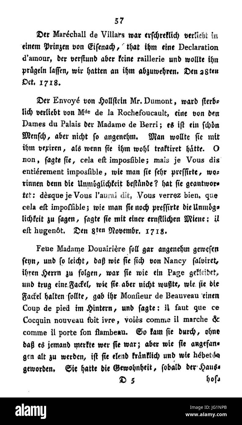 De Anekdoten vom Französischen Hofe (Liselotte von der Pfalz) 061 Banque D'Images