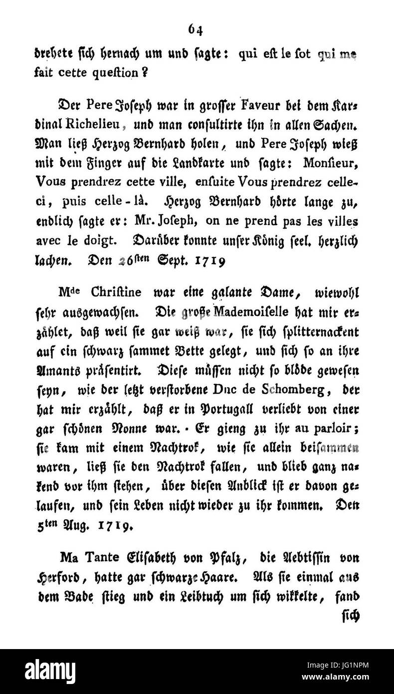 De Anekdoten vom Französischen Hofe (Liselotte von der Pfalz) 068 Banque D'Images