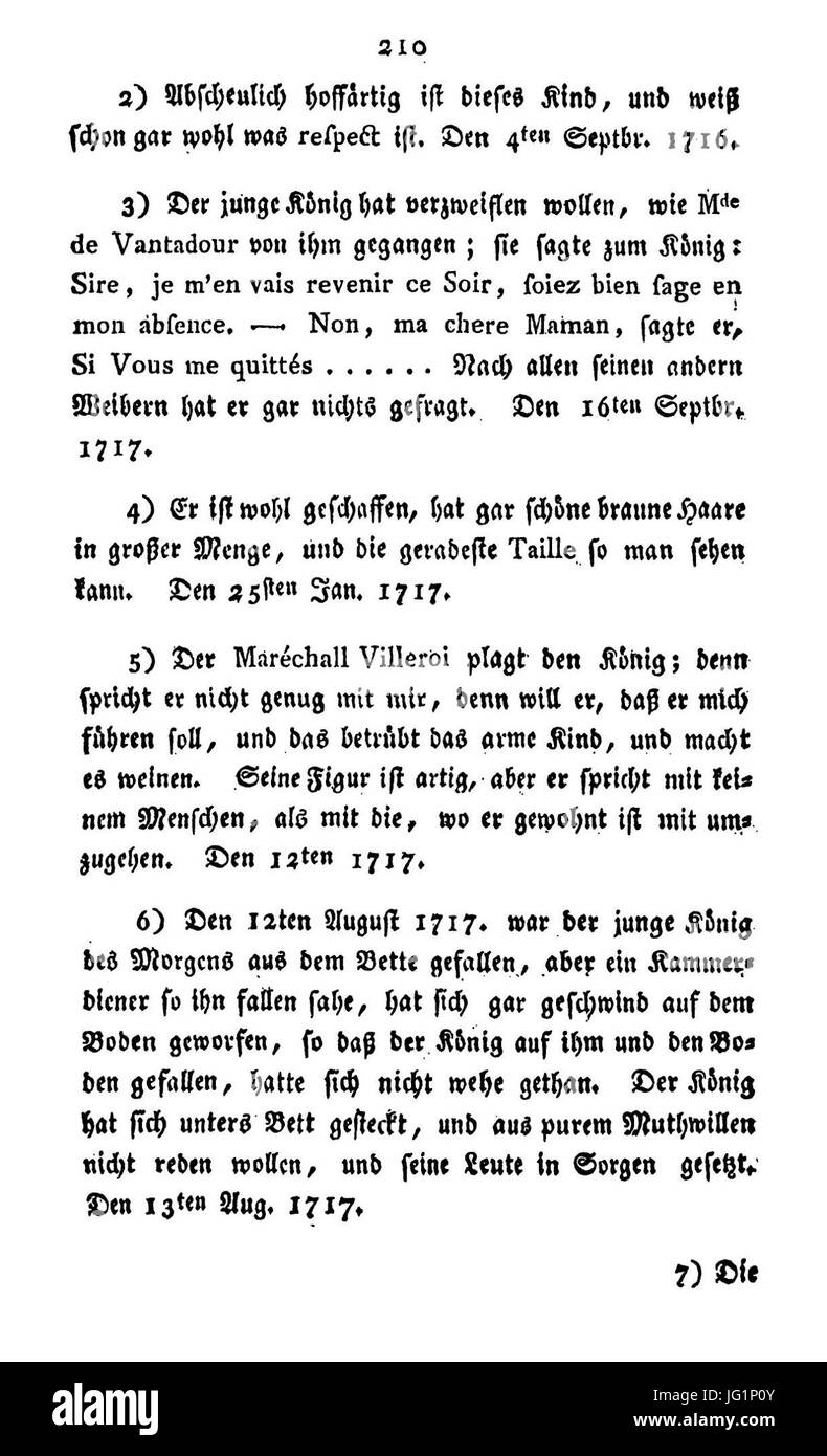De Anekdoten vom Französischen Hofe (Liselotte von der Pfalz) 214 Banque D'Images