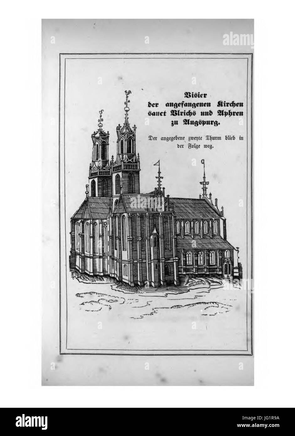Druckdenkmale 095 älteste de Augsburg Banque D'Images