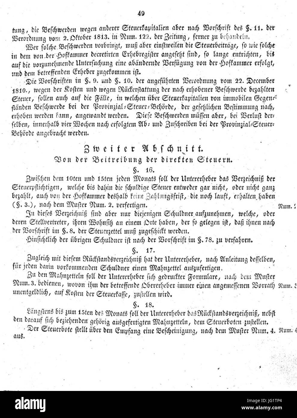 De Steuerges Starkenb Oberh Großh (Hess)(1820) 49 Banque D'Images