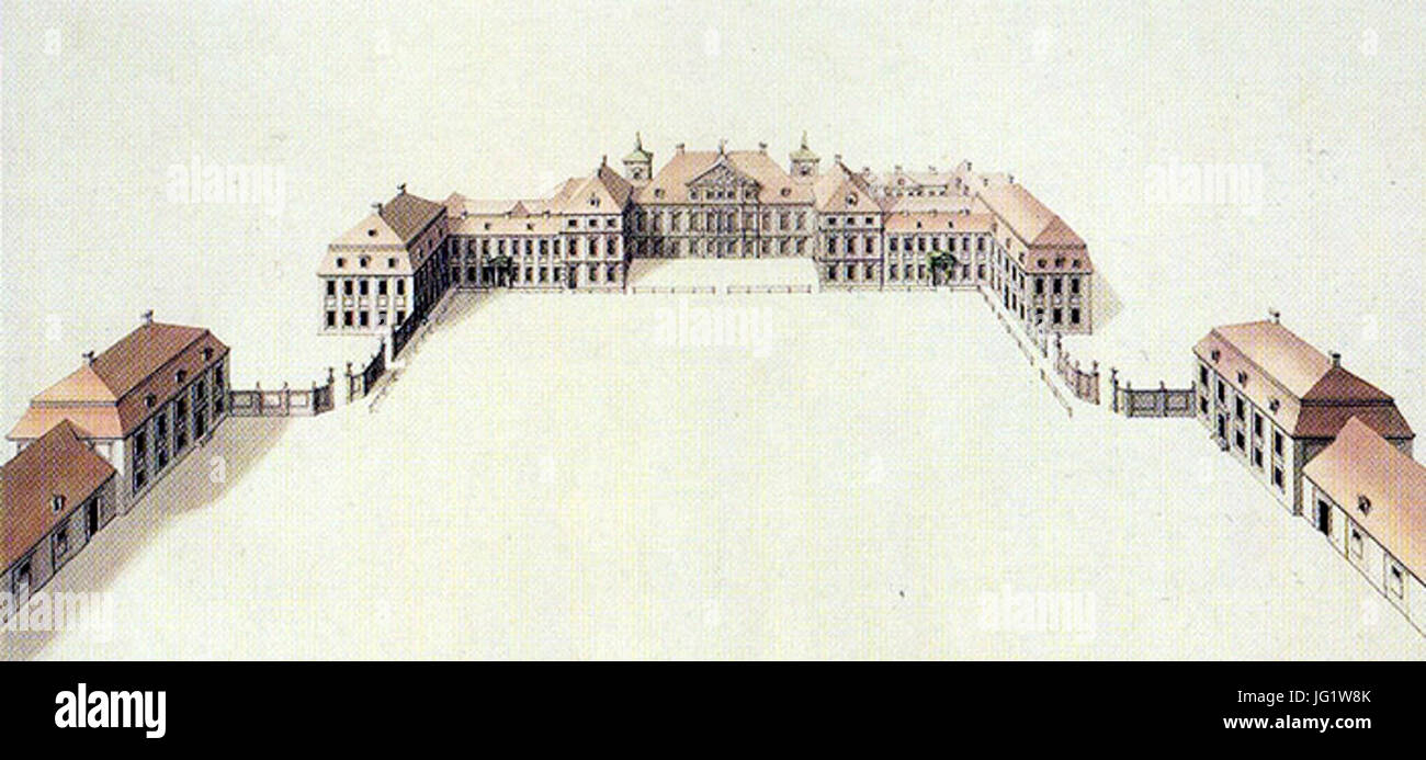 Cour d Honneur Pałac Secesja Banque D'Images