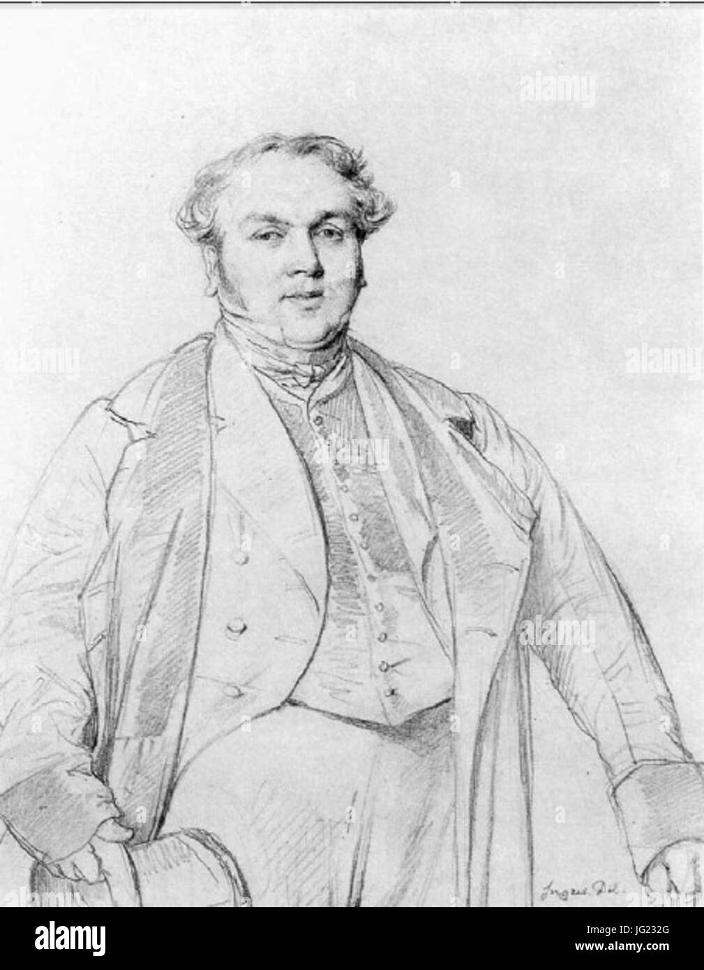 Ingres Armand Bertin 1842 N341 Banque D'Images Ingres Armand Bertin 1842 N341 Banque D'Images