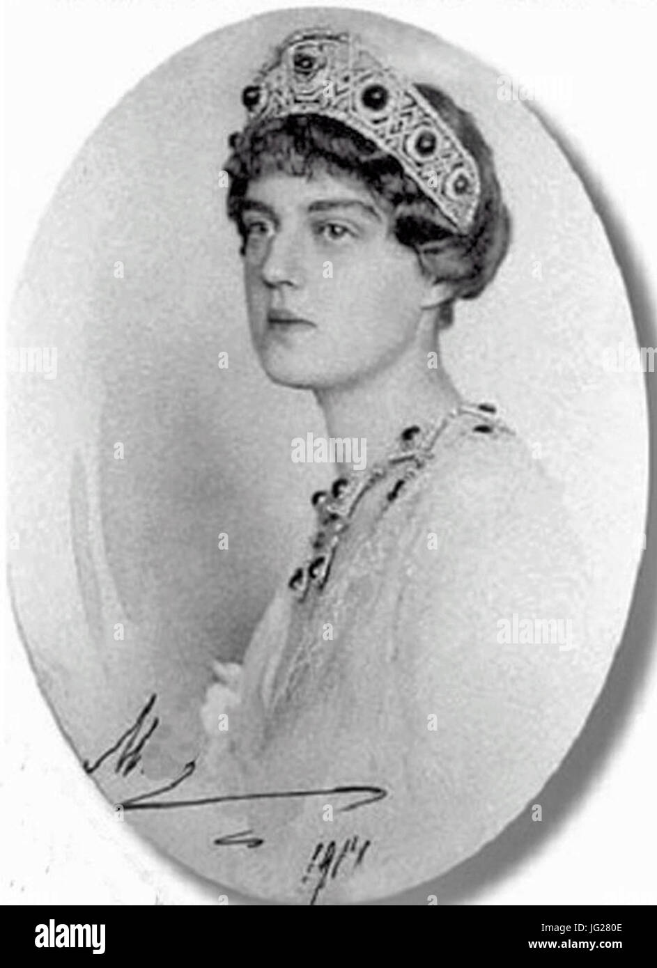La grande-duchesse Maria Pavlovna de Russie (1890-1958) Banque D'Images