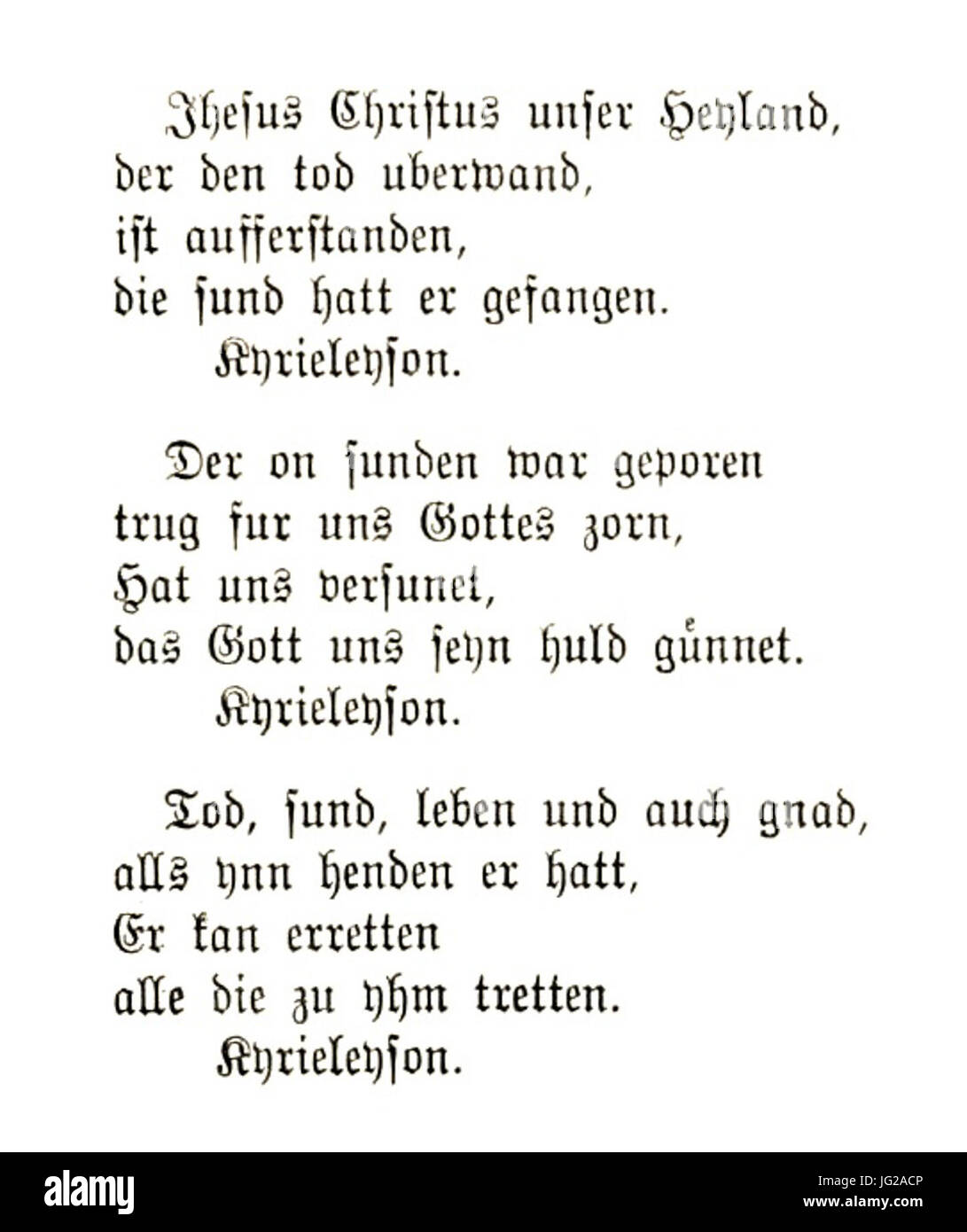 Jesus Christus, unser Heiland, der den Tod überwand (WA) Banque D'Images