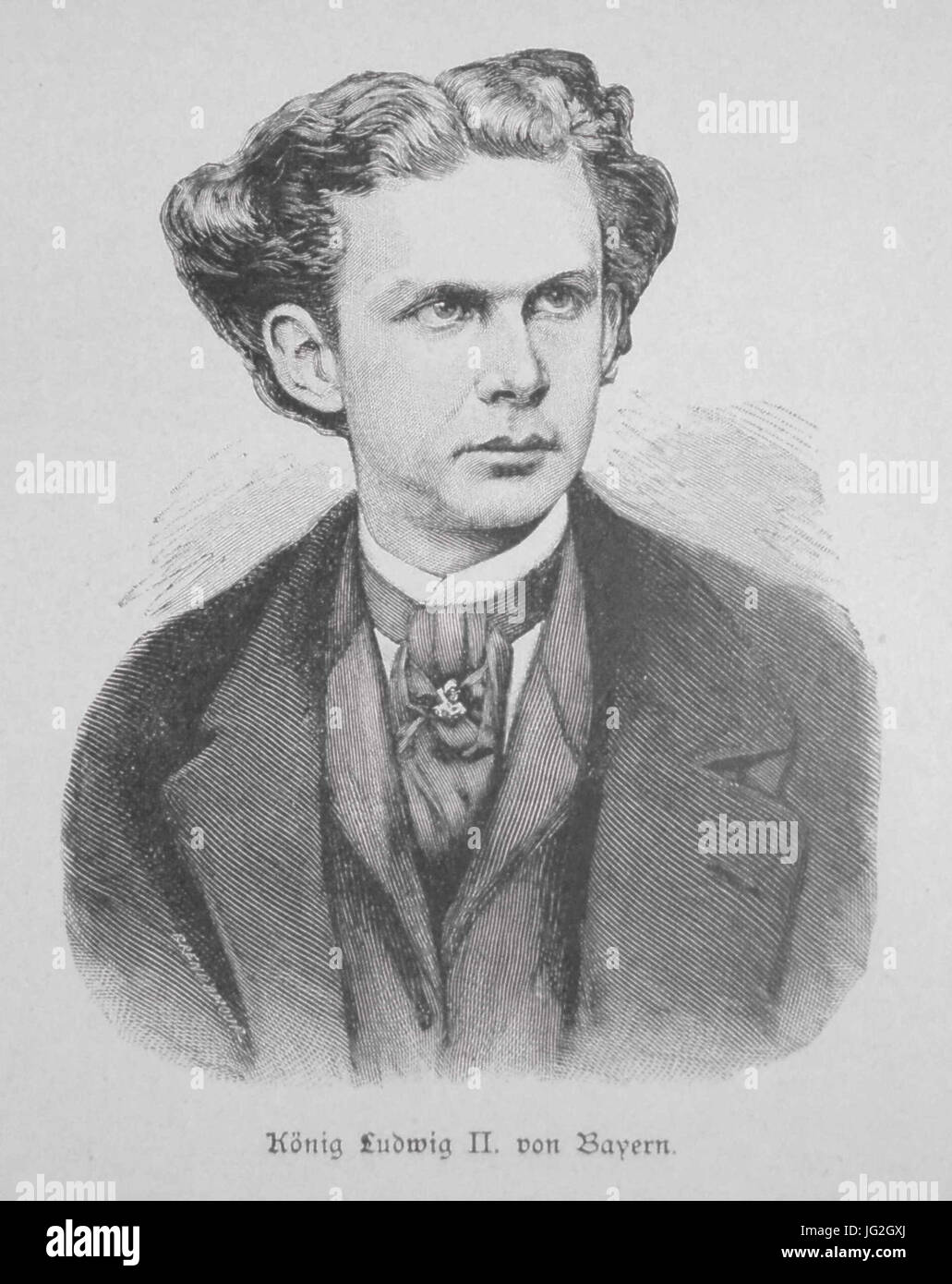 König Ludwig II von Bayern Banque D'Images