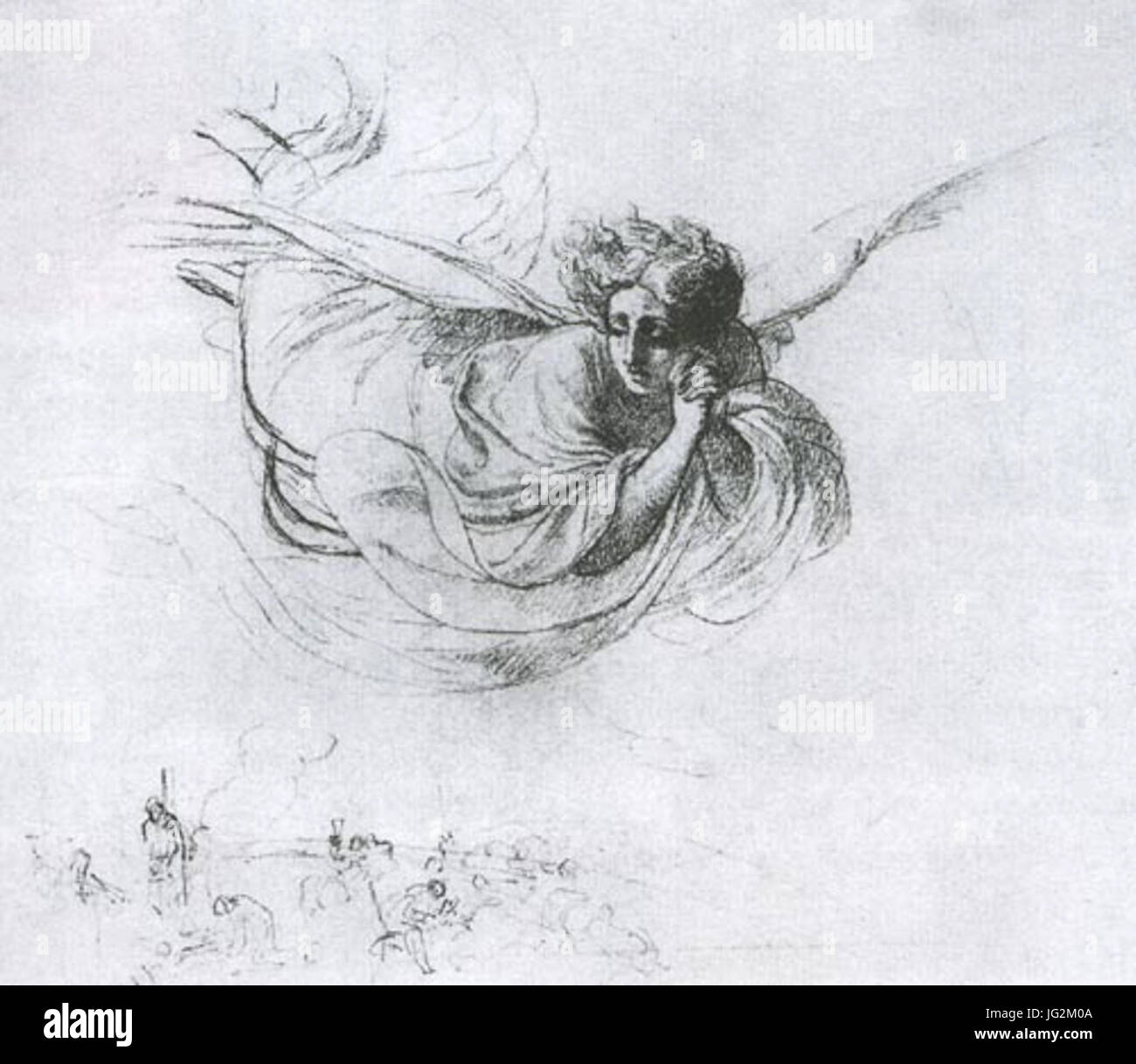 Karl Brullov The Flying Angel 281849-5029 Banque D'Images