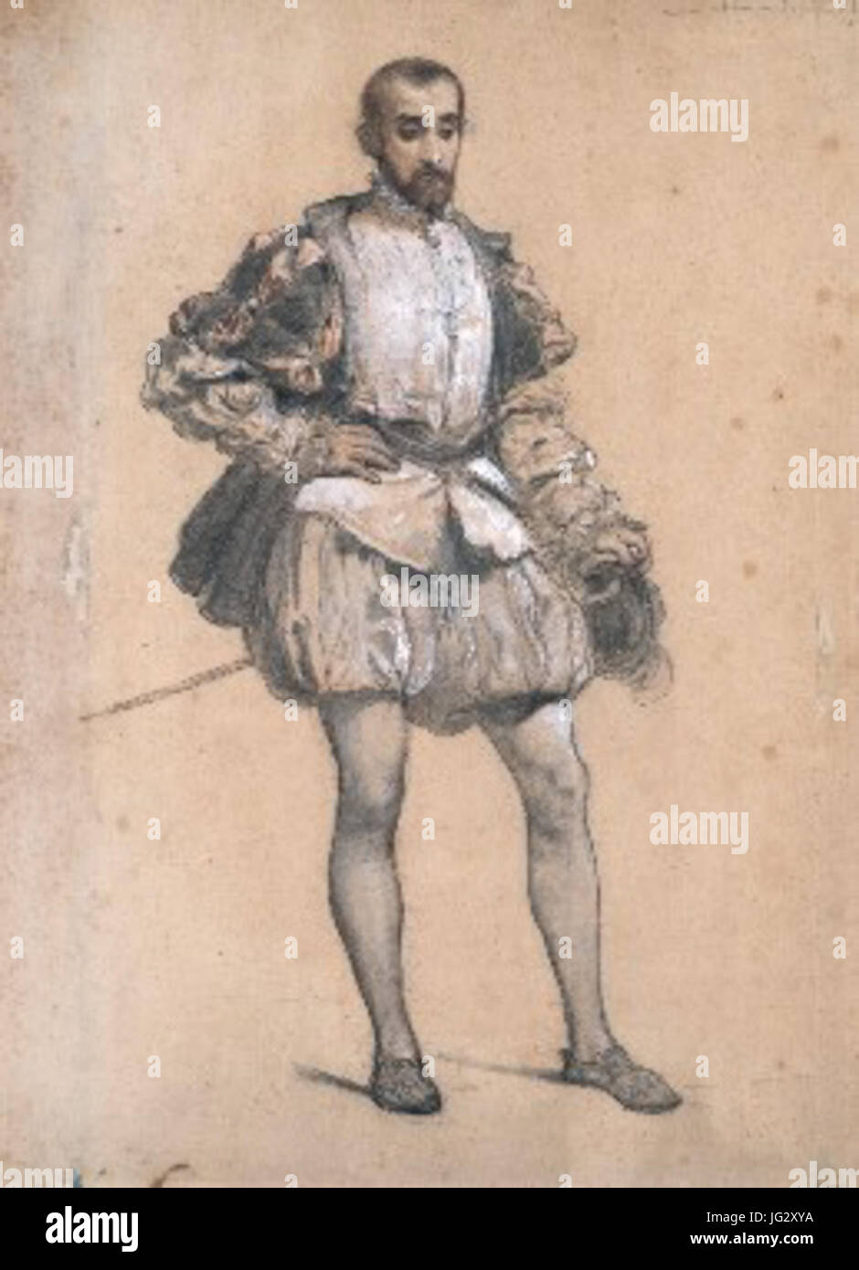 L'abdication de Charles Quint Louis Gallait Guillaume Banque D'Images