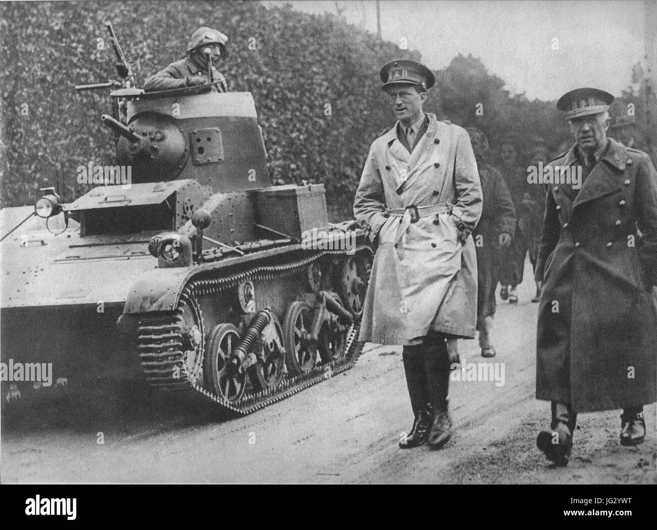 Léopold III-1940-revue-01 Banque D'Images