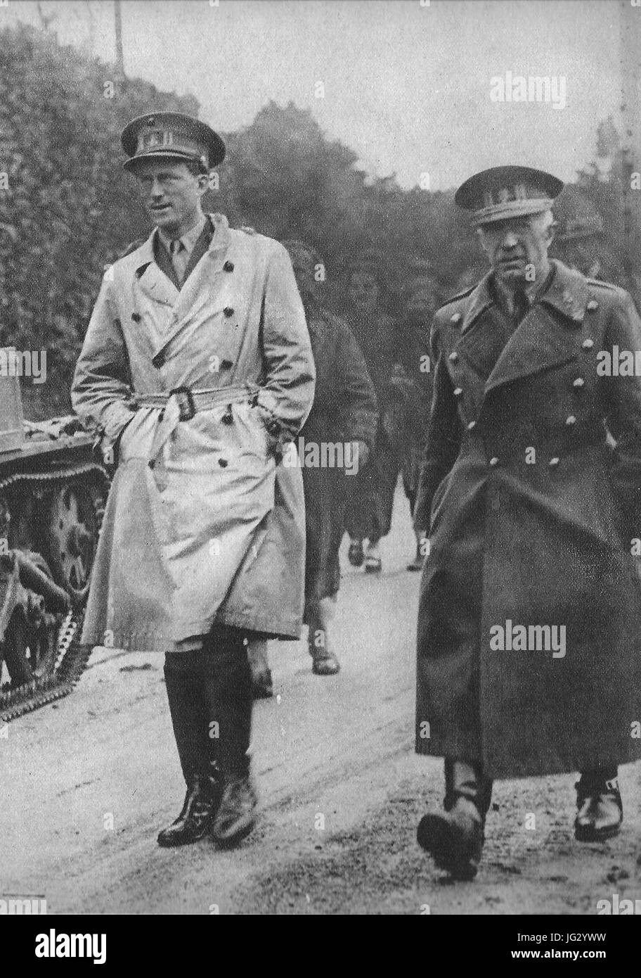 Léopold III-1940-revue-02 Banque D'Images