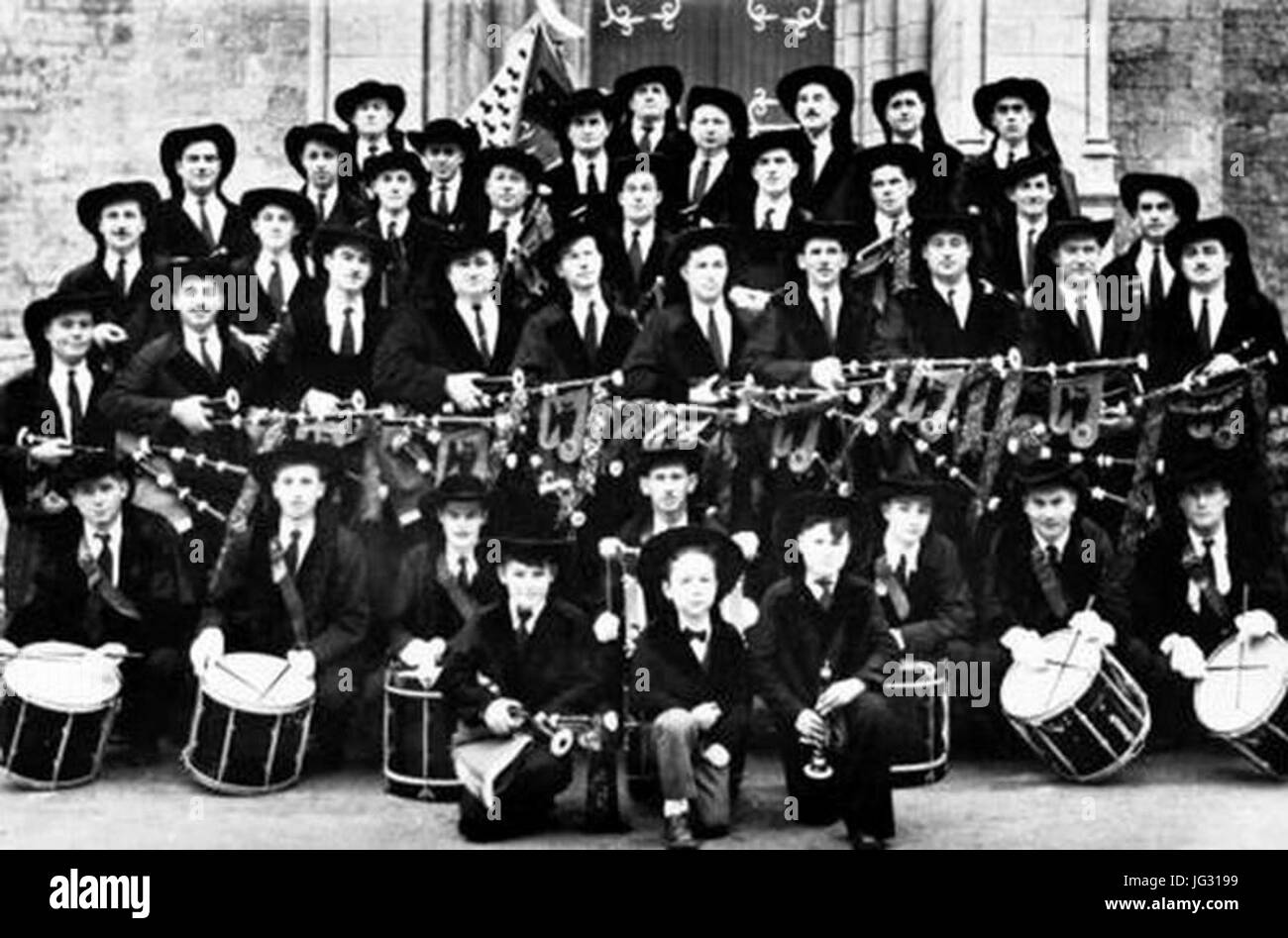 La Kevrenn Alre à Elven en 1952 Banque D'Images