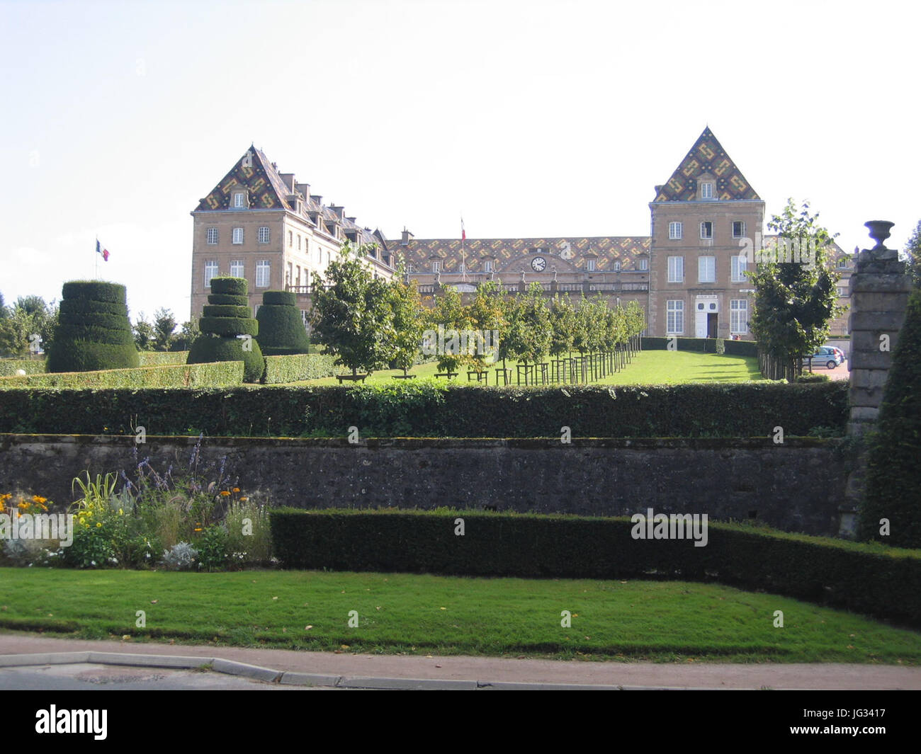 Le cloîte du lycée militaire d'autun Banque D'Images