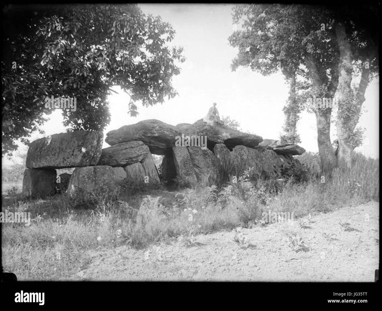 Lemaire - Allée couverte de la roche-aux-Fées - 1900-1920 Banque D'Images