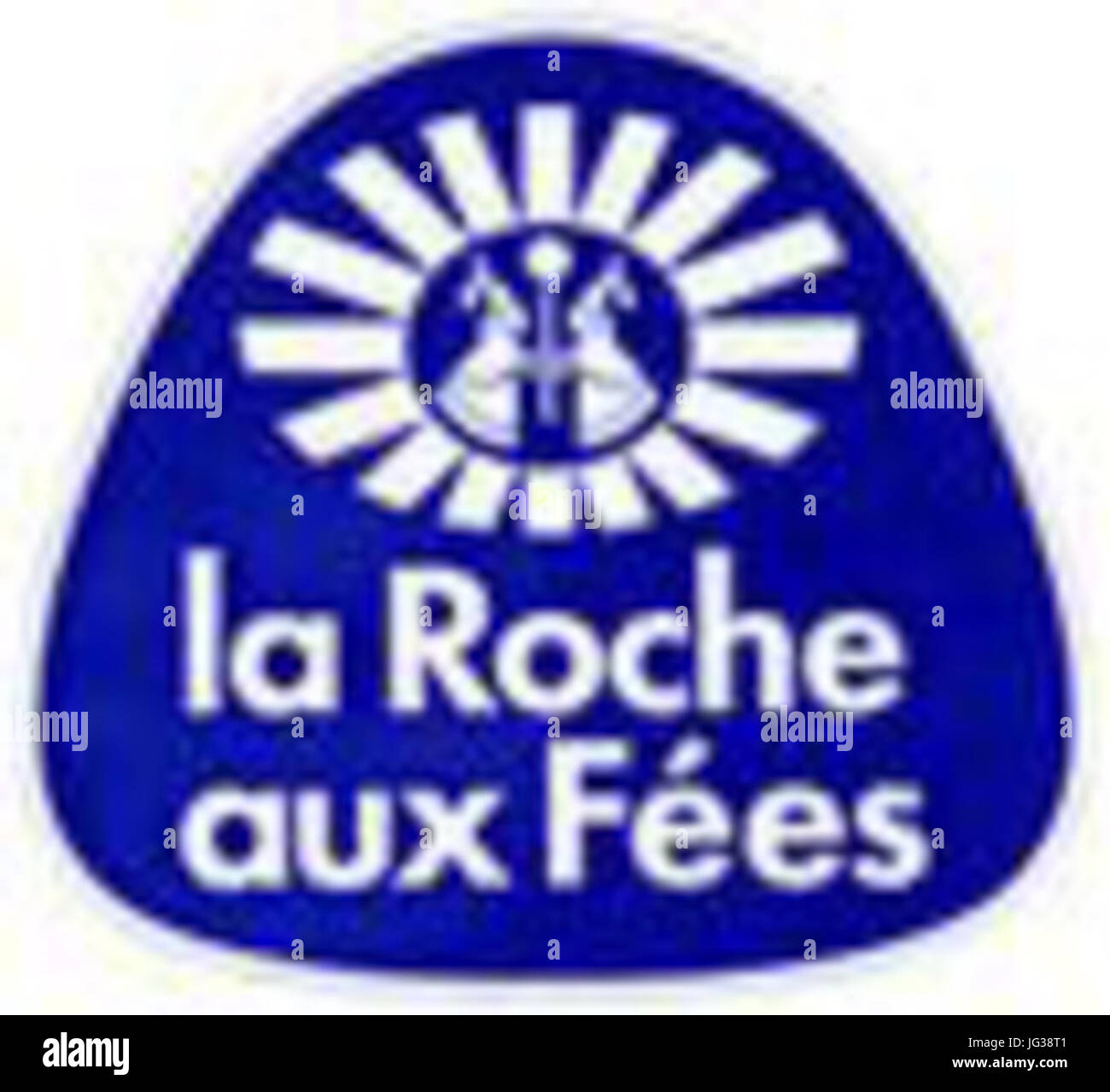 Logo la roche aux fées Banque D'Images