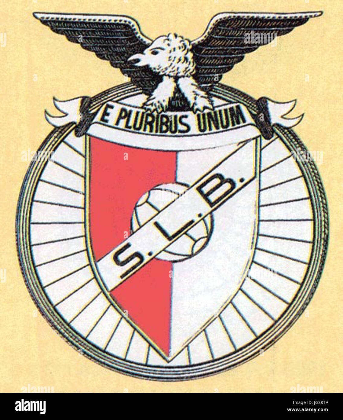 Fanion Ancien Benfica Lisboa - Portugal, Football, Wimpel Pennant, Très Bon état