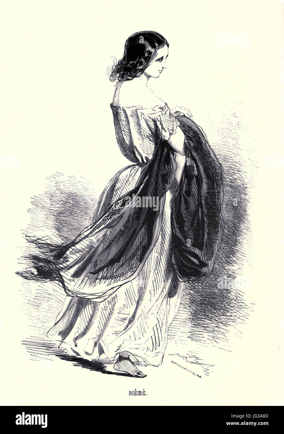 Hébé Gavarni Banque D'Images