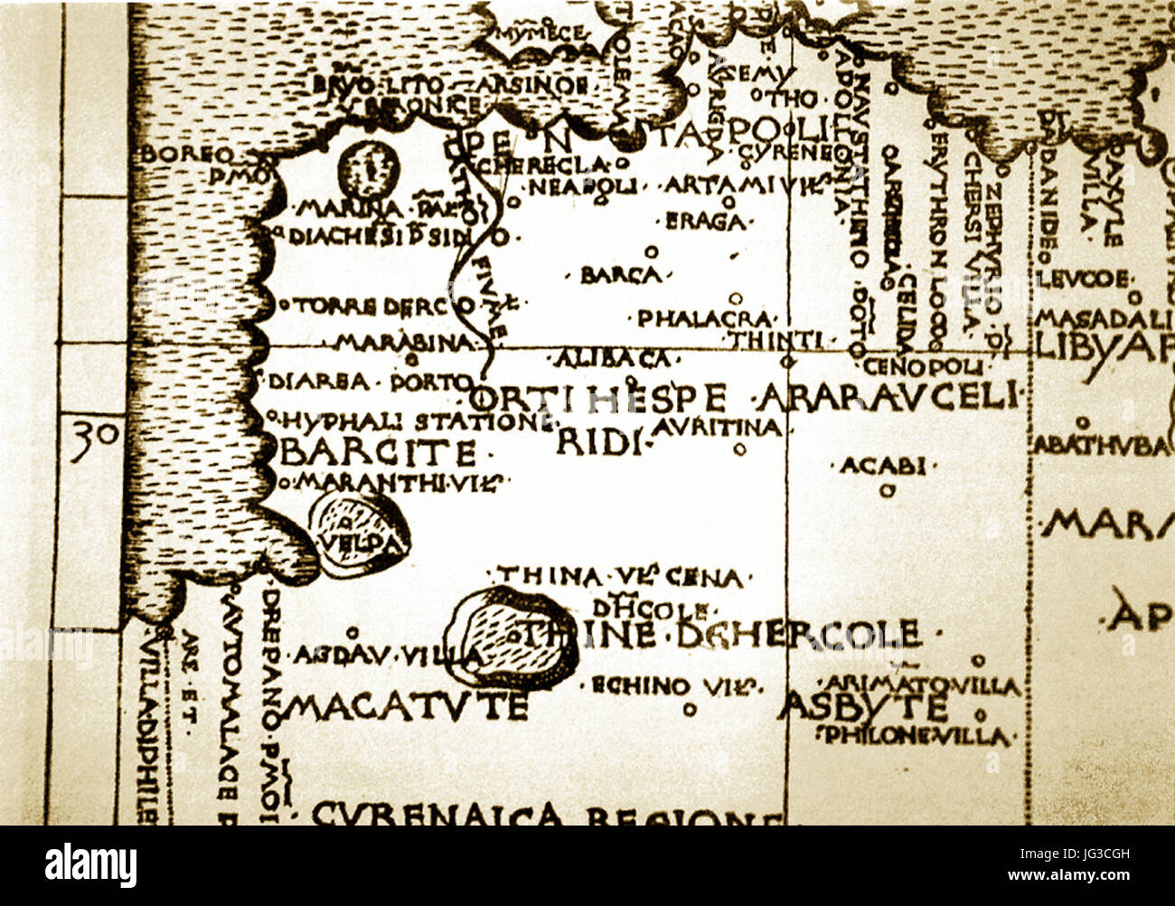 Gli Horti Hesperidi Banque D'Images