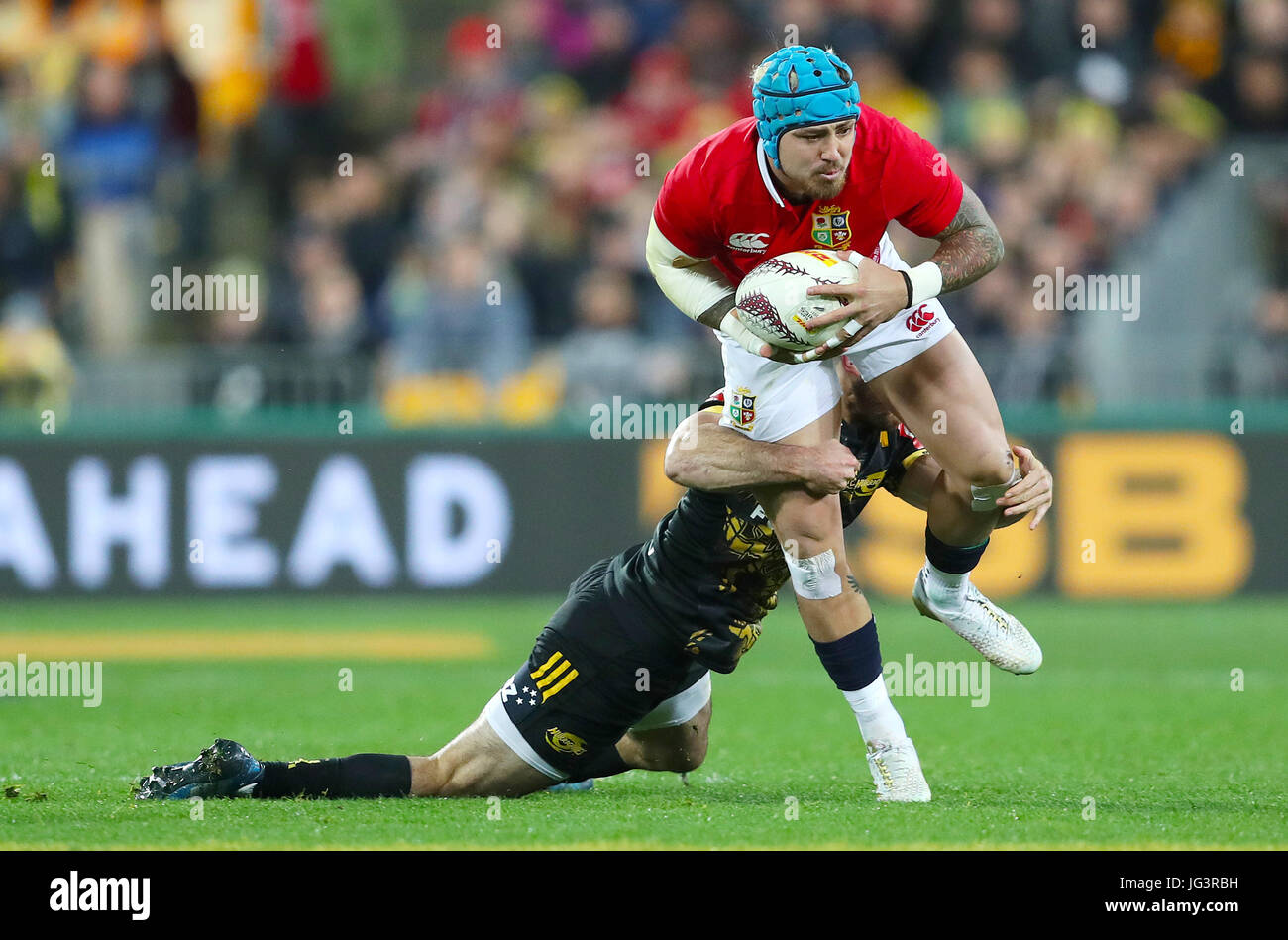 Les Lions britanniques et irlandais Jack Nowell lors du match au stade Westpac, à Wellington. APPUYEZ SUR ASSOCIATION photo. Date de la photo: Mardi 27 juin 2017. Voir l'histoire de PA RUGBYU Lions. Le crédit photo devrait se lire comme suit : David Davies/PA Wire. Banque D'Images