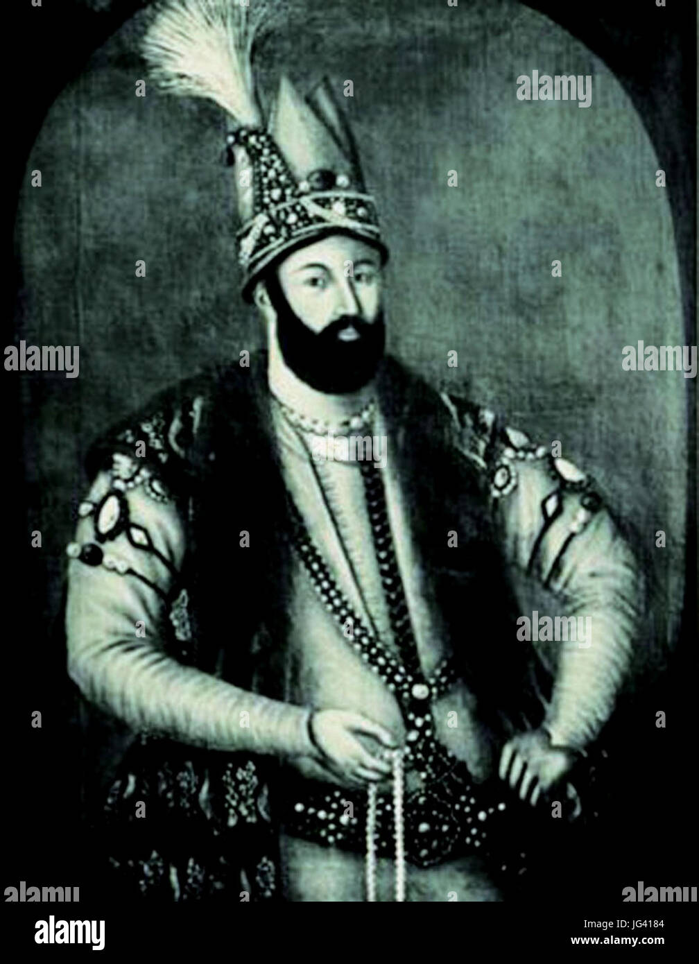 Nadir şah C68Ffşar Banque D'Images