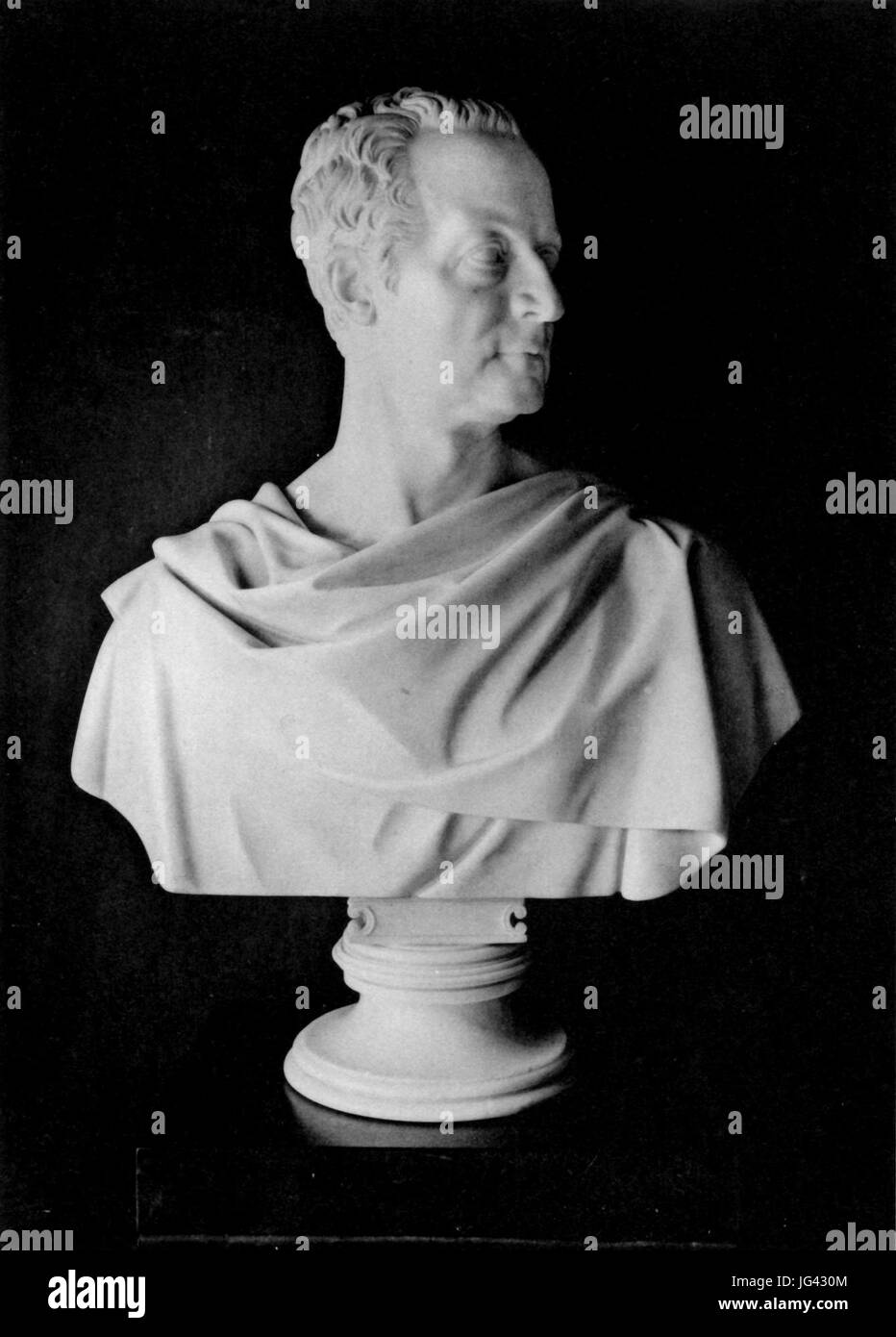 Neu-Hardenberg Staatskanzlers Büste des Fürsten Hardenberg Banque D'Images