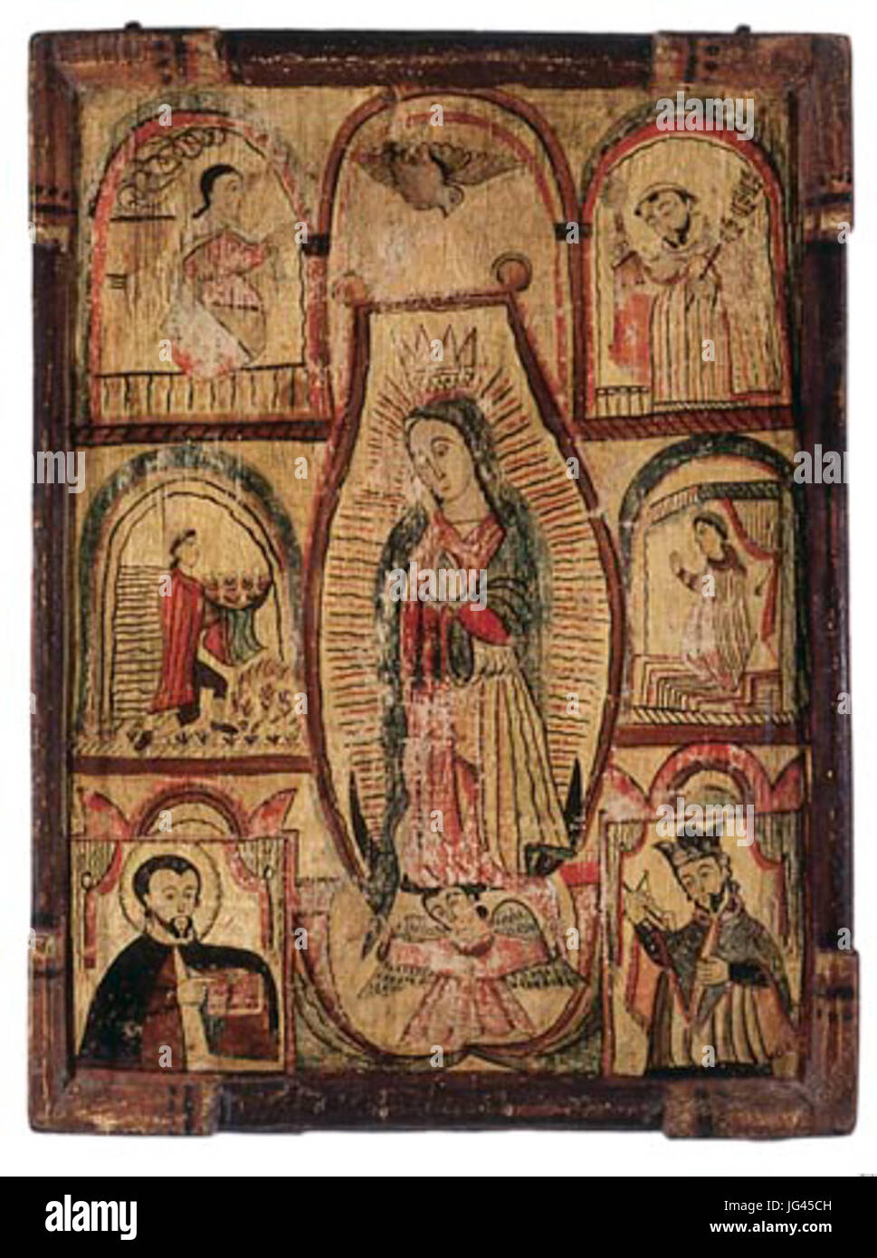 Nuestra Señora de Guadalupe par Rafael Aragón McNay Art Museum Banque D'Images