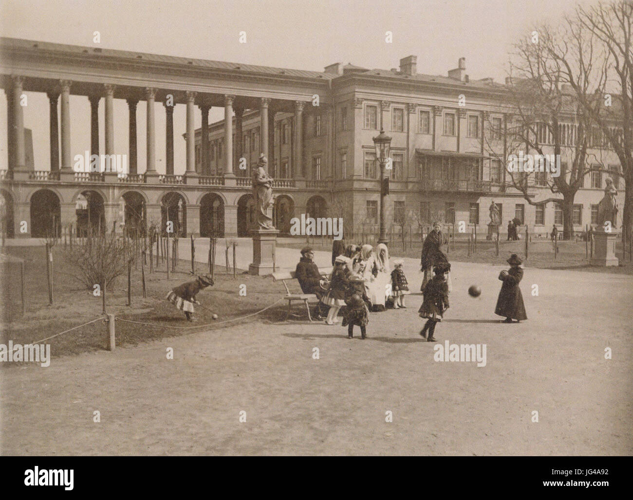 Pałac Secesja od strony Ogrodu Saskiego Konrad Brandel Banque D'Images