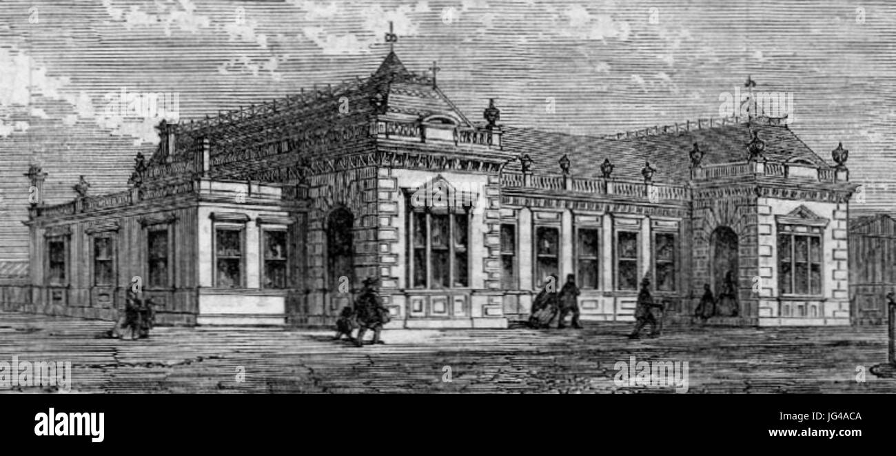 L'Evêque de Paddington Station Road 1862 Banque D'Images