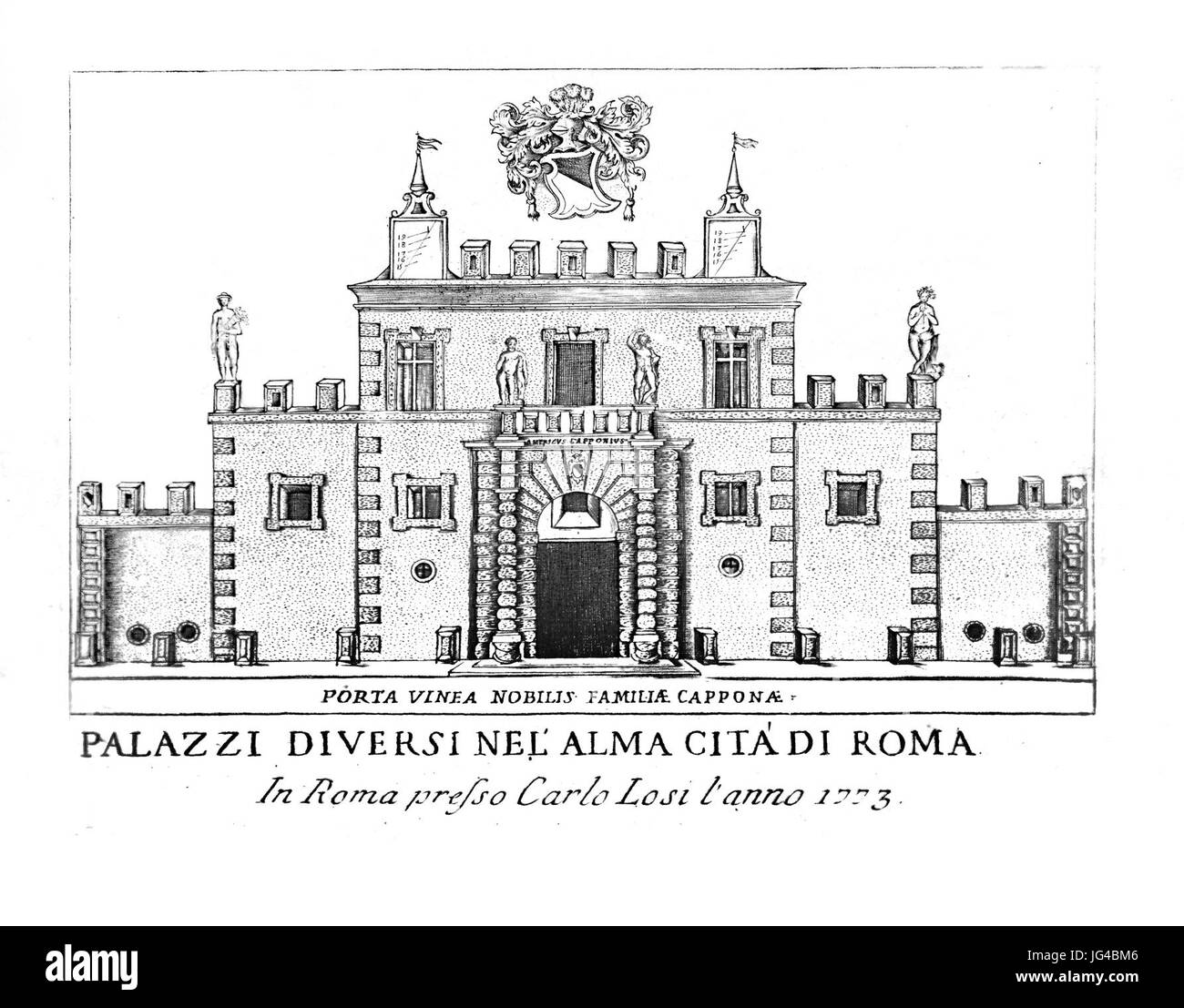 Palazzi diversi nel alma cita di Roma p.c. Banque D'Images