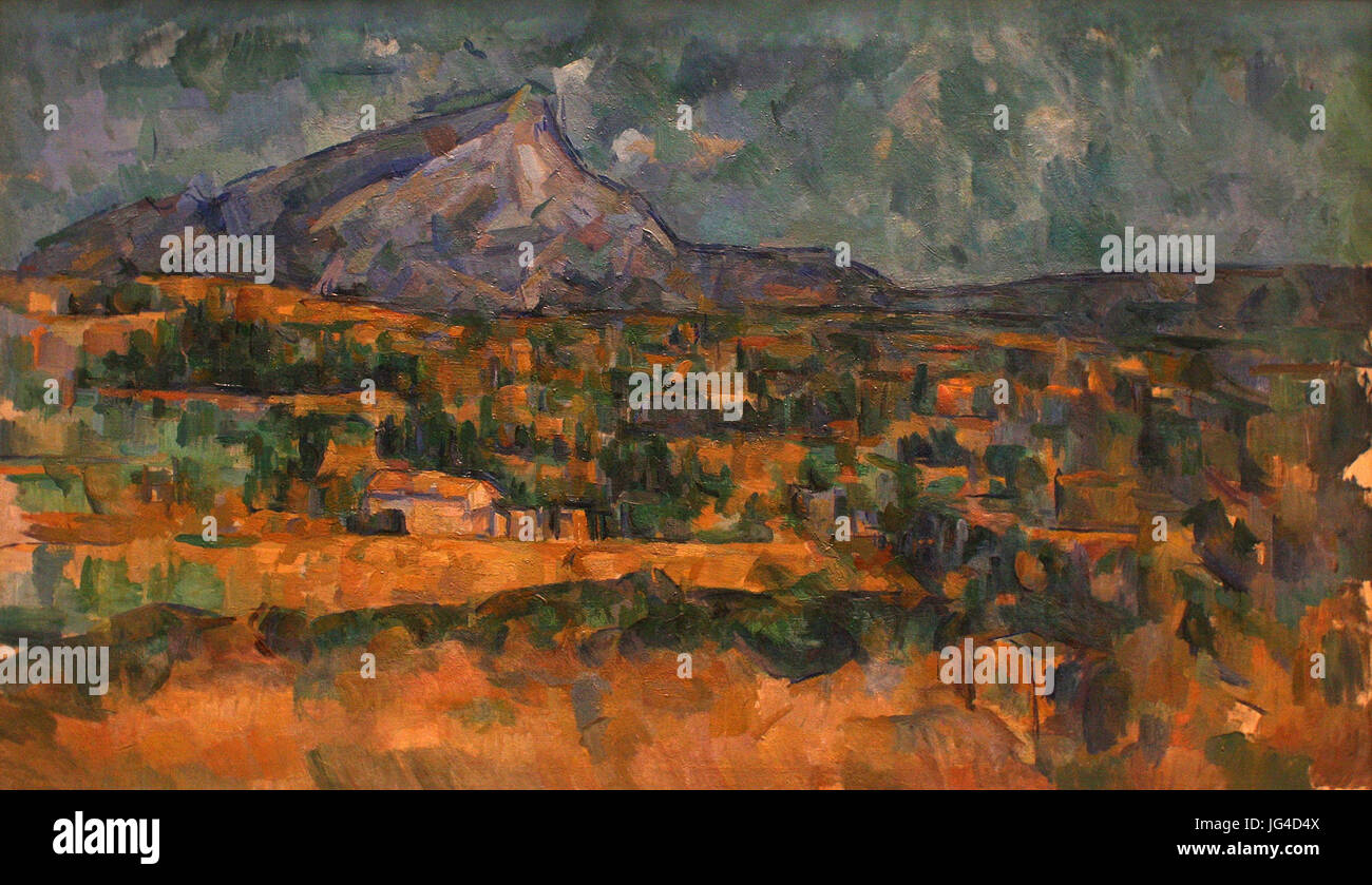 Paul Cézanne - Mont Sainte-Victoire (1902-06) Banque D'Images