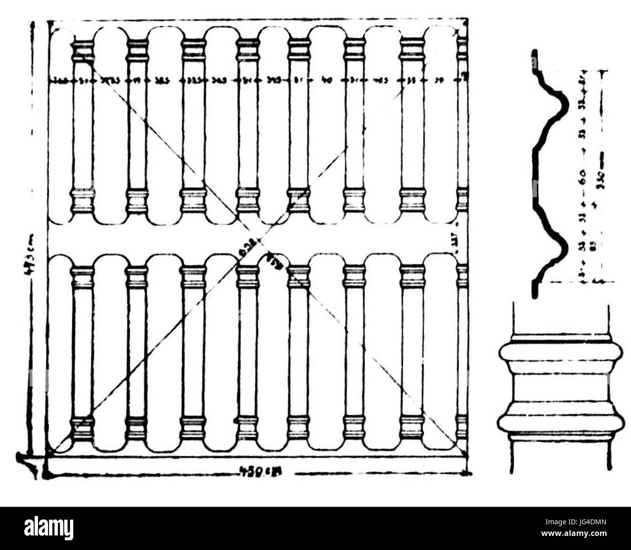 Paul, Sültenfuß Düsseldorfer Das Wohnhaus zur Mitte des 19. Jahrhunderts, (Diss. Aix-la-Chapelle), 19 ème , ABB. 49 Stuckbalkendecke Kurzestraße dans der Alte Banque D'Images