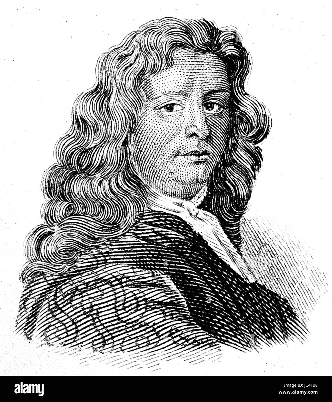 LEONARD PLUKENET (1641-1706) Botaniste Anglais Banque D'Images