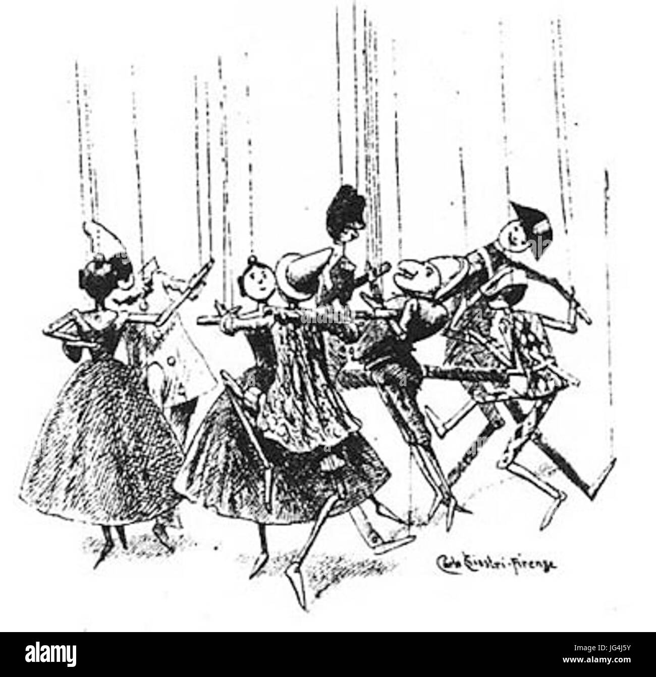 PinocchioChiostri9 Banque D'Images