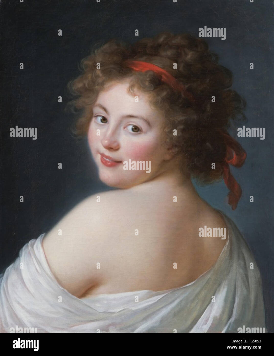 Portrait de Yekaterina Vassilievna Skavronskaia par Élisabeth Vigée-Lebrun, 1790 Banque D'Images