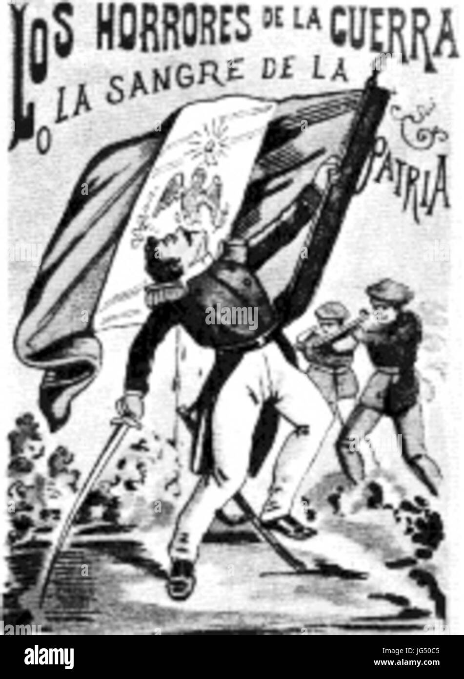 Posada9.Guerre MexAm Banque D'Images