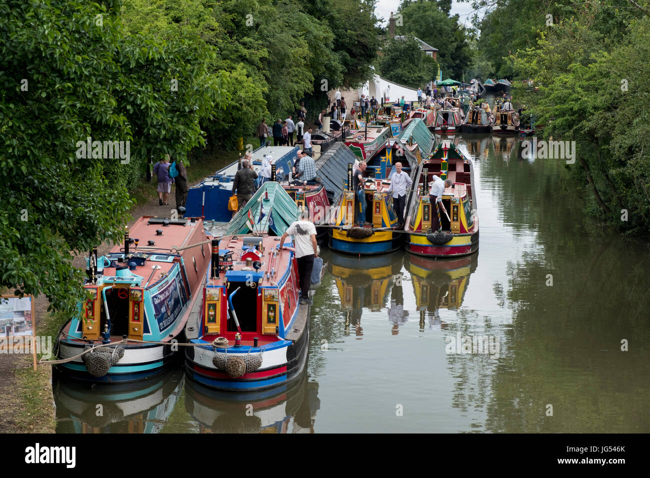 15-04 historique rassemblement à Braunston, Northamptonshire Braunston, Marina Banque D'Images