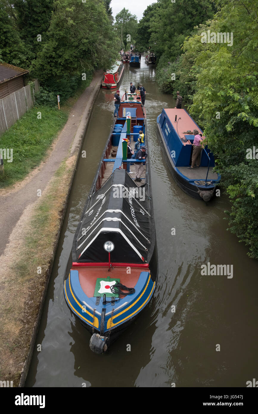 15-04 historique rassemblement à Braunston, Northamptonshire Braunston, Marina Banque D'Images