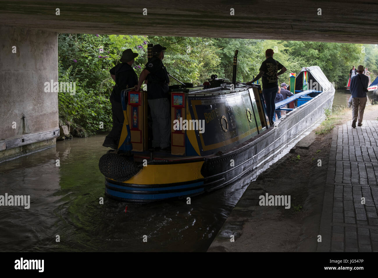 15-04 historique rassemblement à Braunston, Northamptonshire Braunston, Marina Banque D'Images