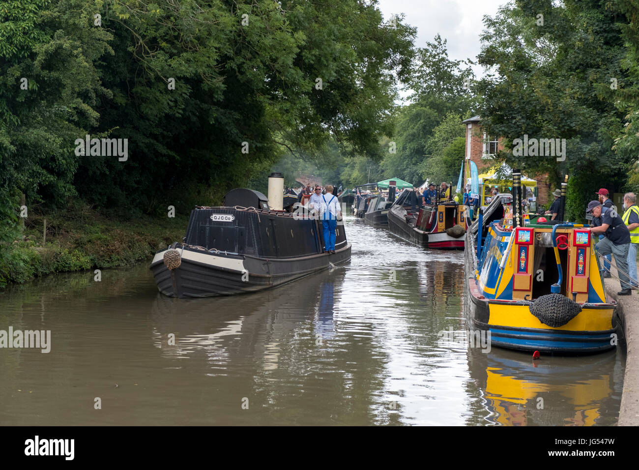 15-04 historique rassemblement à Braunston, Northamptonshire Braunston, Marina Banque D'Images