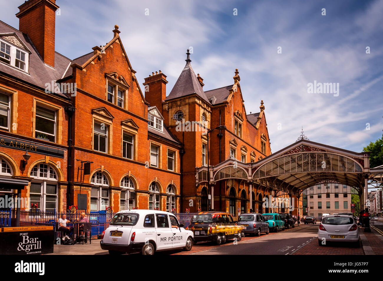 La gare de Marylebone, Londres, UK Banque D'Images